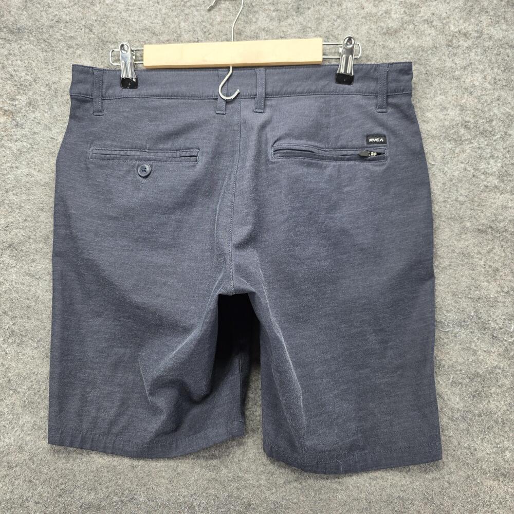 RVCA Swim Trunks Mens 32 Blue Dual Purpose Lined Pockets Back Pocket Quick Dry - Picture 7 of 8
